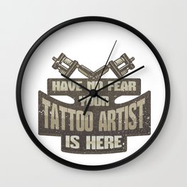 Tattoo Parlor Wall Clocks For Any Decor Style Society6