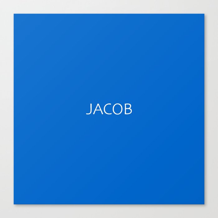 Jacob 1 Canvas Print