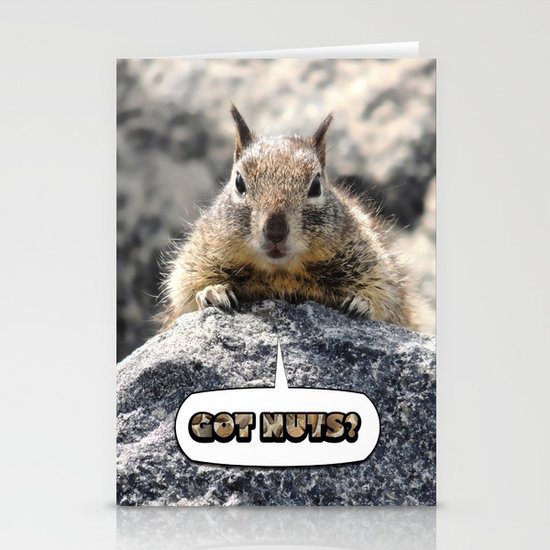 Got Nuts? Stationery Cards