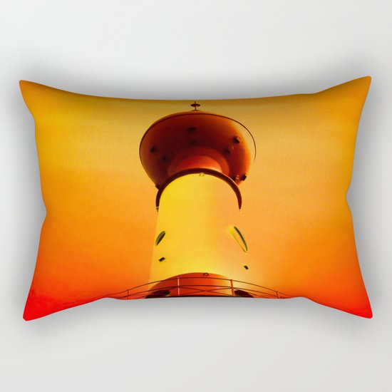 Lighthouse romance Rectangular Pillow