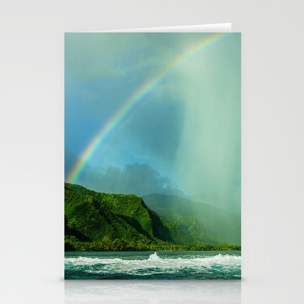 Tahitian Rainbow & Rain Cloud Stationery Cards