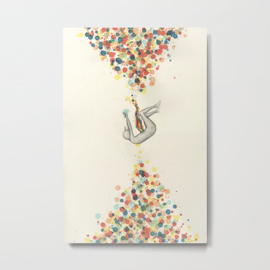 A Perceptible Hesitation Metal Print