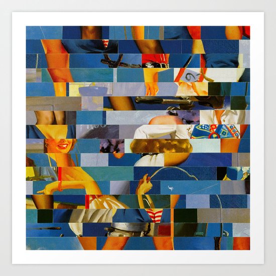 Shiver Me Ikea Timbers (Provenance Series) Art Print