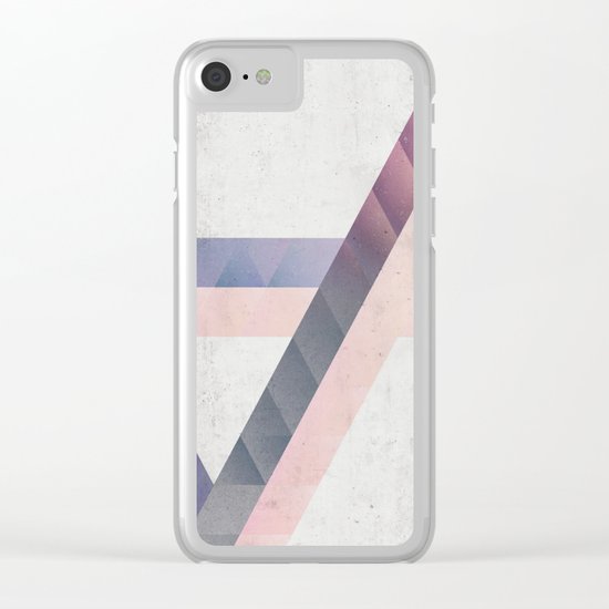 Unespected Geometry Clear iPhone Case