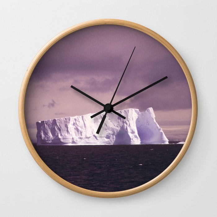 iceberg adrift Wall Clock