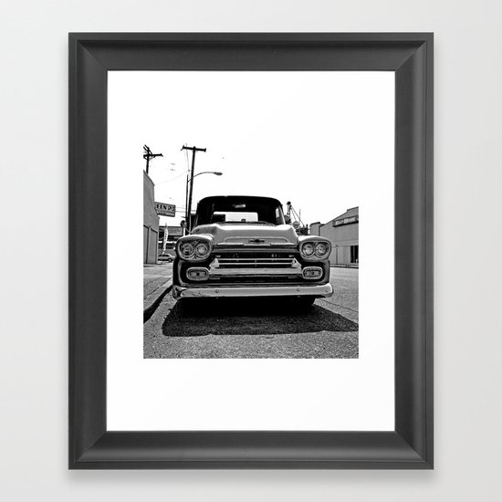 Grit City Chevrolet Framed Art Print