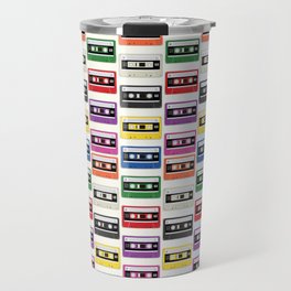 Cassettes In a Row Travel Mug