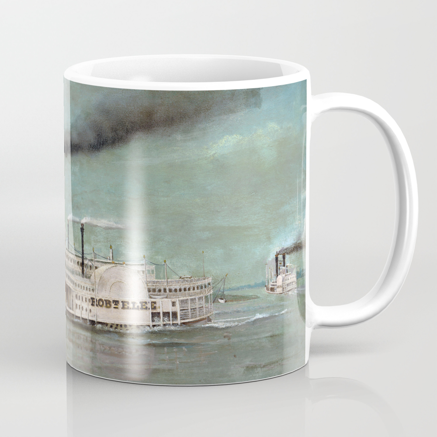 Steamboat Robert E Lee Painting Coffee Mug By Warishellstore