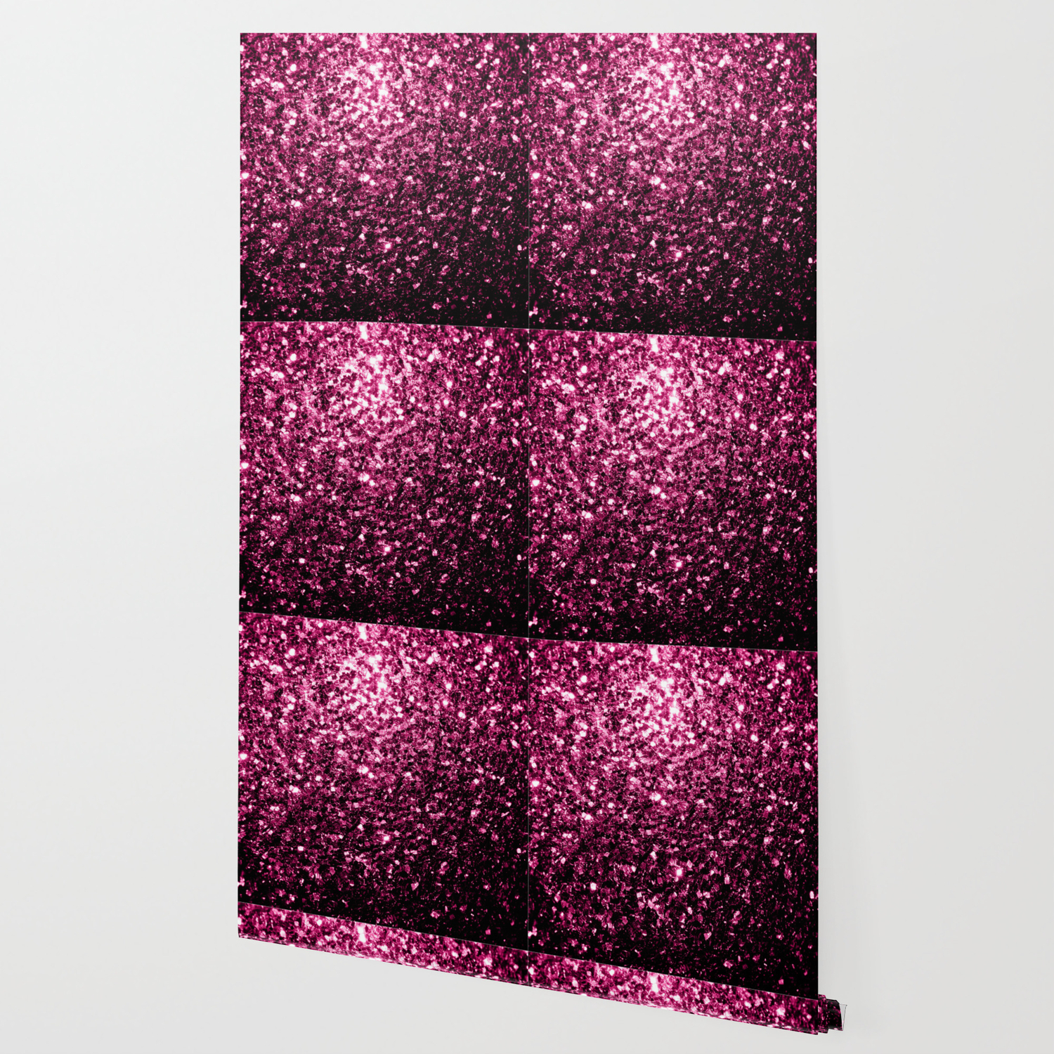 Beautiful Dark Pink Glitter Sparkles Wallpaper By Pldesign Society6
