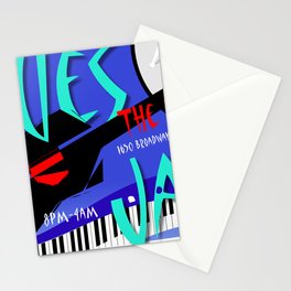 Modernist Blues / Jazz venue poster Stationery Cards