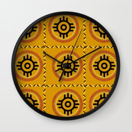 Tribal Print Wall Clock