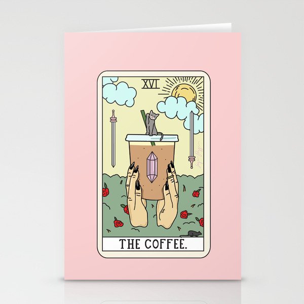 COFFEE READING Stationery Cards
