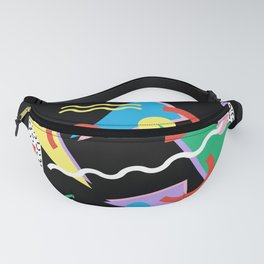 Pink 80s Print Fanny Pack
