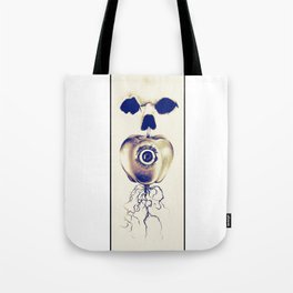 Apple Skull Tote Bag