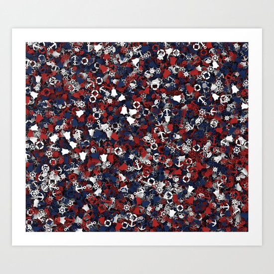 Nautical things Art Print