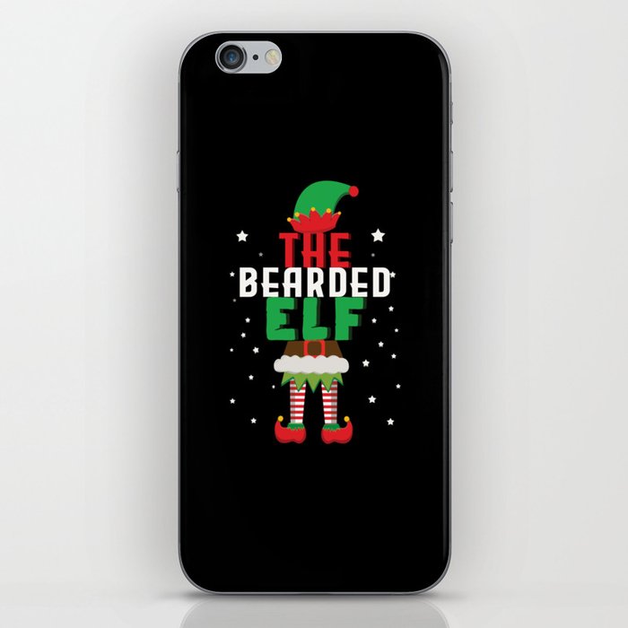 Bearded Elf Santa Winter Holiday Christmas iPhone Skin