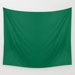 Solid Emerald Color Wall Tapestry