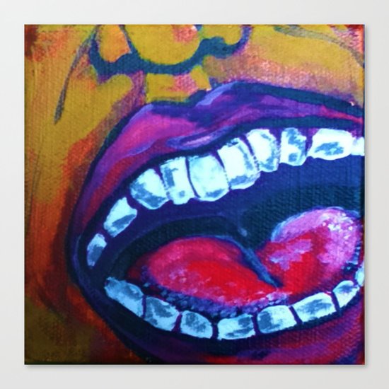 Laughing Mouths. Canvas Print