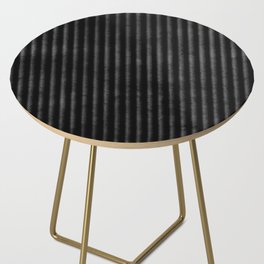 Ribbed (Black) Side Table