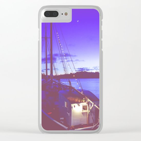 Twilight Sea Clear iPhone Case