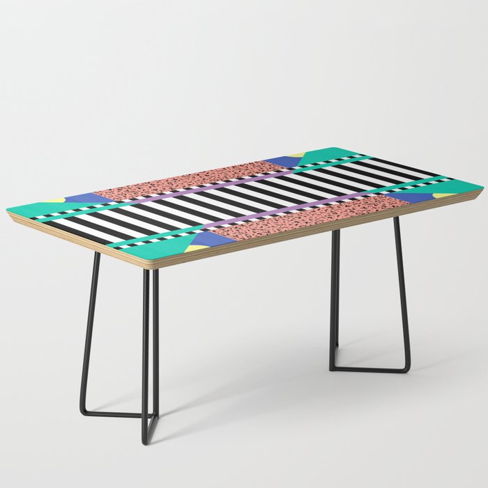 Memphis pattern 108 - 80s / 90s Retro Coffee Table