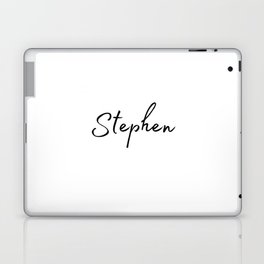 Stephen Calligraphy Laptop Skin
