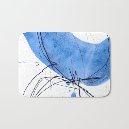 B L U E Bath Mat