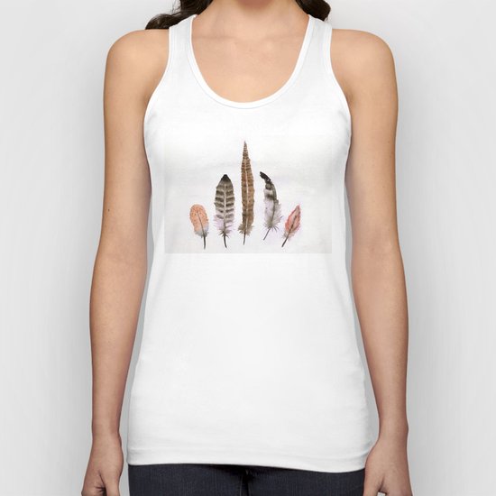 Feathers Unisex Tank Top