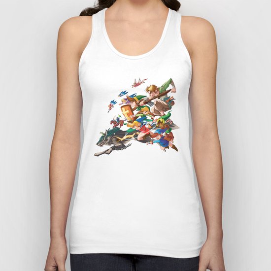 Zelda Mash Up Unisex Tank Top