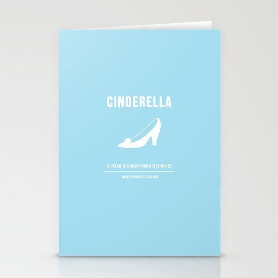 Disney Princesses: Cinderella Minimalist Stationery Cards