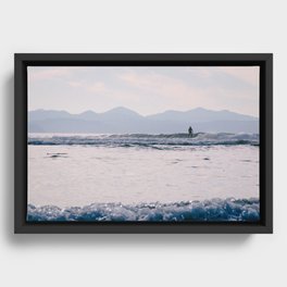 Jordan River, BC Framed Canvas