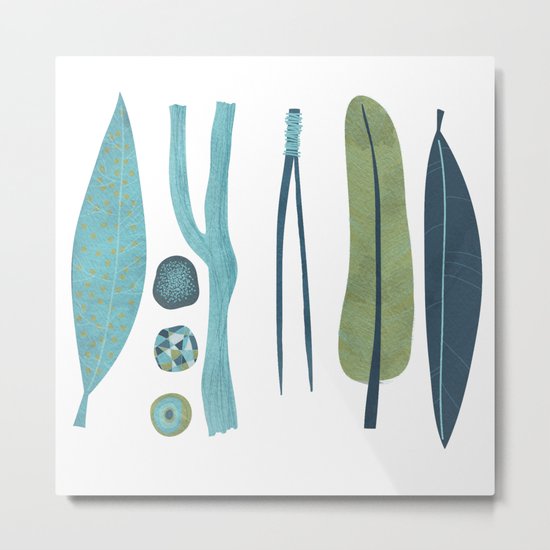 Sticks and Stones Metal Print