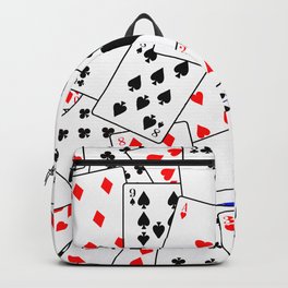 Random Playing Card Background Backpack