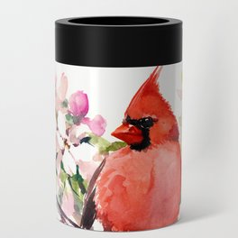Cardinal Birds and Spring, cardinal bird design Can Cooler
