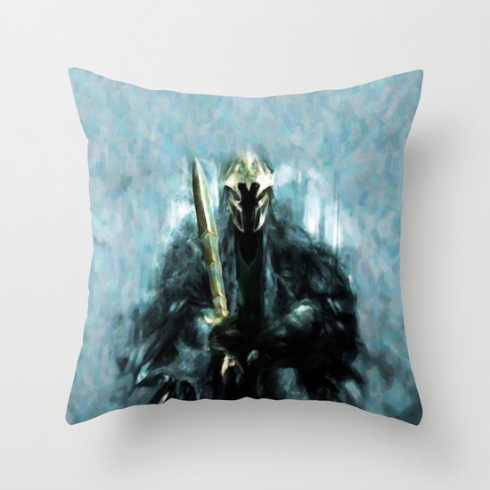 Nazgul After The Ring - Painting Style Throw Pillow