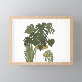 Houseplant Trio Framed Mini Art Print