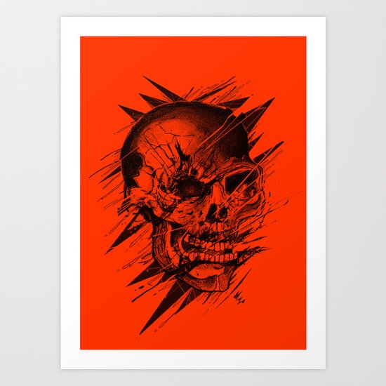 Skull's Not Dead Art Print