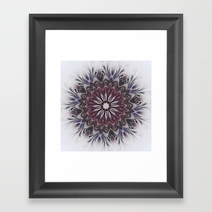 In Purple Framed Art Print