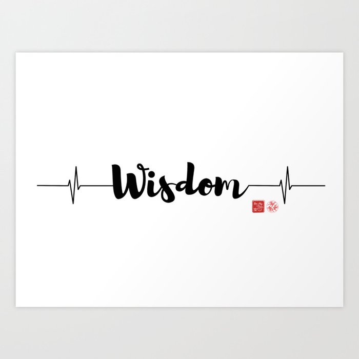 Wisdom Heartbeat Art Print