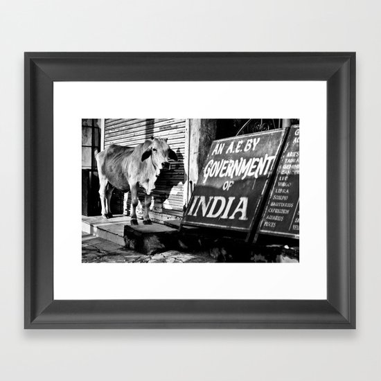 Indian gov. Framed Art Print
