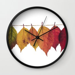 Fall Wall Clock | Graphicdesign, Pattern, Digital, Watercolor, Color 
