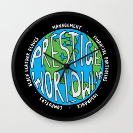Prestige Worldwide Enterprise, The First Word In Entertainment, Step Brothers Original Design for Wa Wall Clock