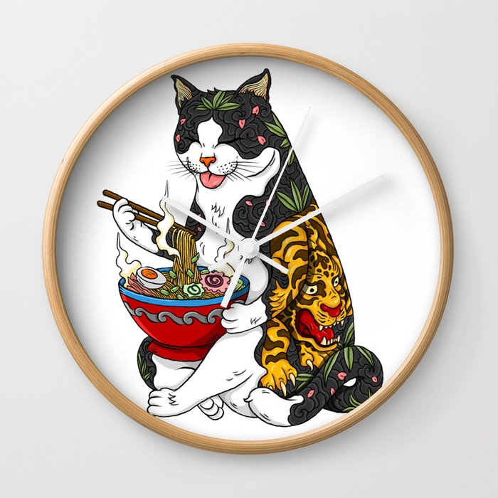 Chinese cat clock deals