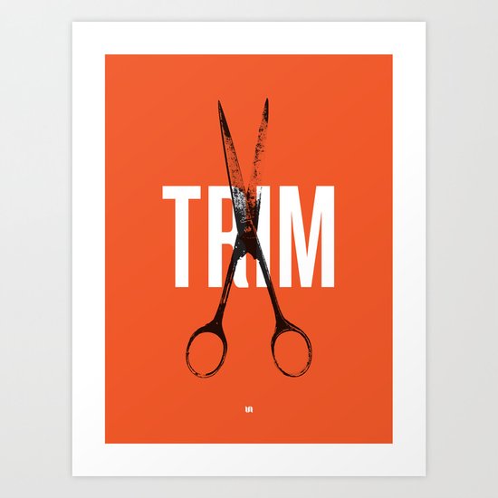 Barbershop Design Ethos / Trim Art Print