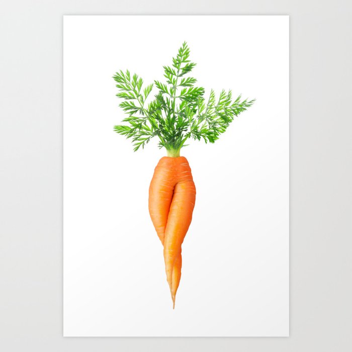 Sexy carrot Art Print