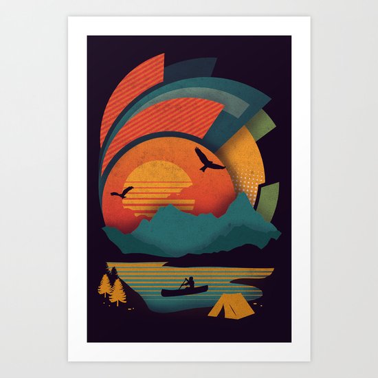 Explore Art Print
