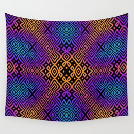 Hexagon, Diamonds, and Wags Wall Tapestry