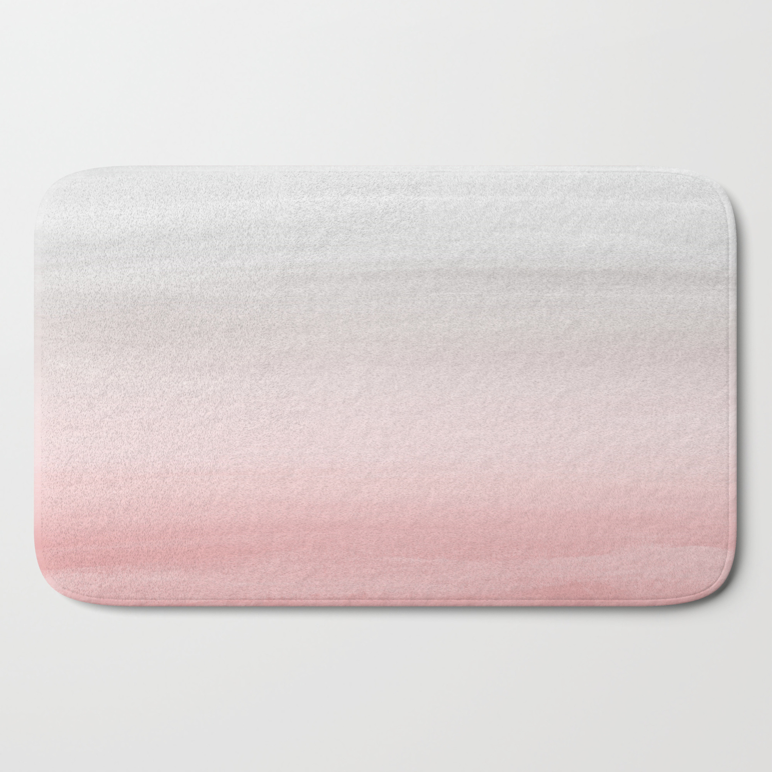 Touching Blush Gray Watercolor Abstract 1 Painting Decor Art Society6 Bath Mat By Anitabellajantz Society6
