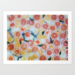 Fruit Bath Art Print