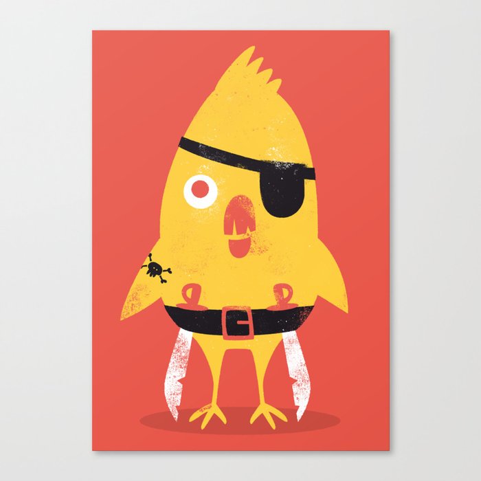 Pirate Chick Canvas Print